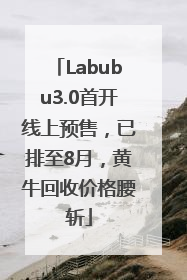 Labubu3.0首开线上预售，已排至8月，黄牛回收价格腰斩